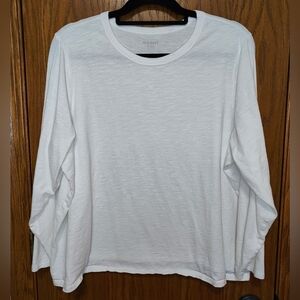 Women's Old Navy Everywear White Tee Shirt Top, XXL Petite